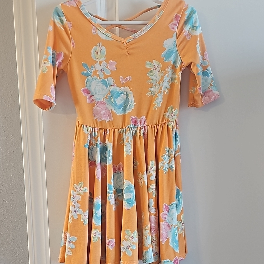 Dot dot smile ballerina style twirl dress 3/4t